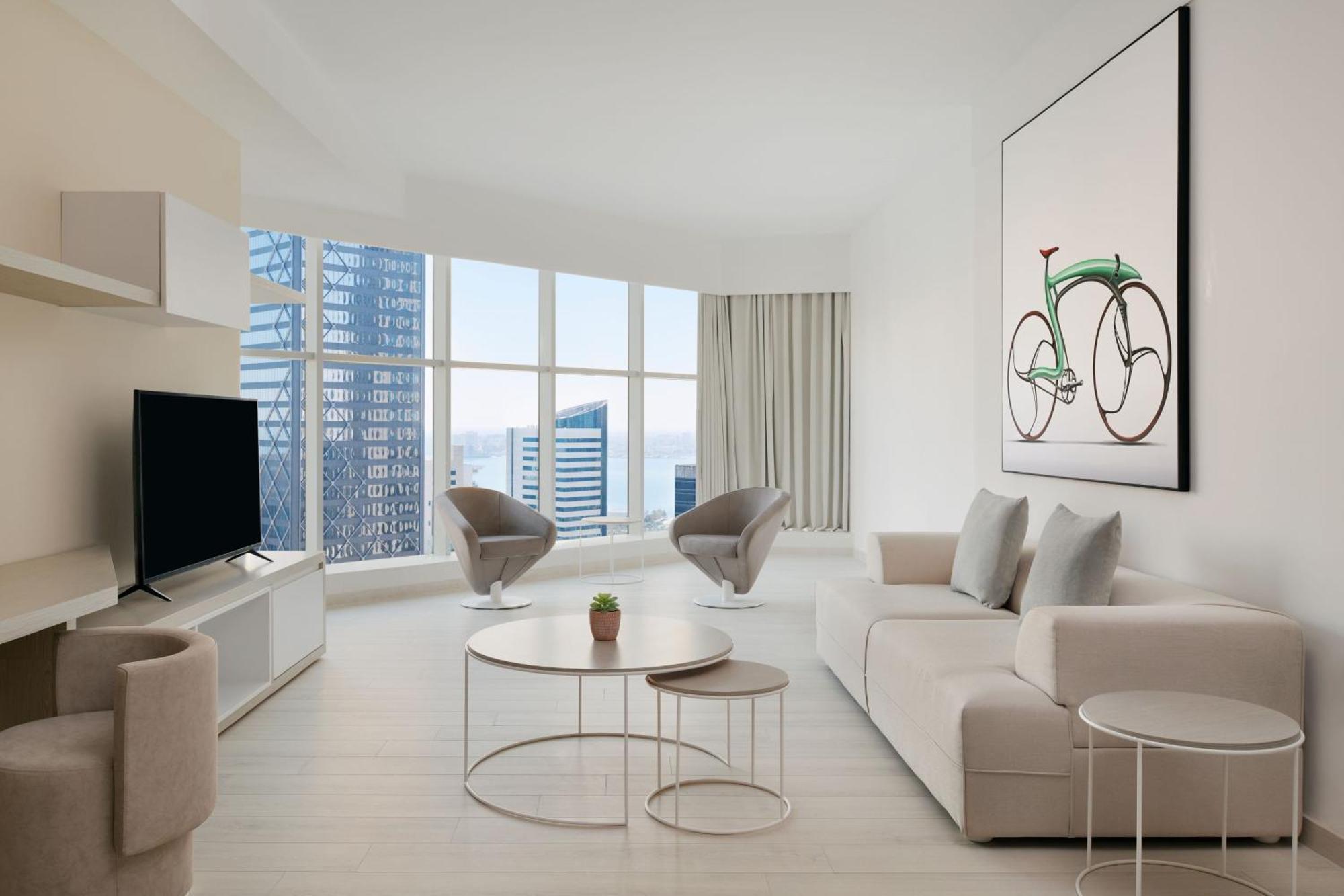 Element By Westin West Bay Doha Hotel Екстериор снимка A living room in a condominium