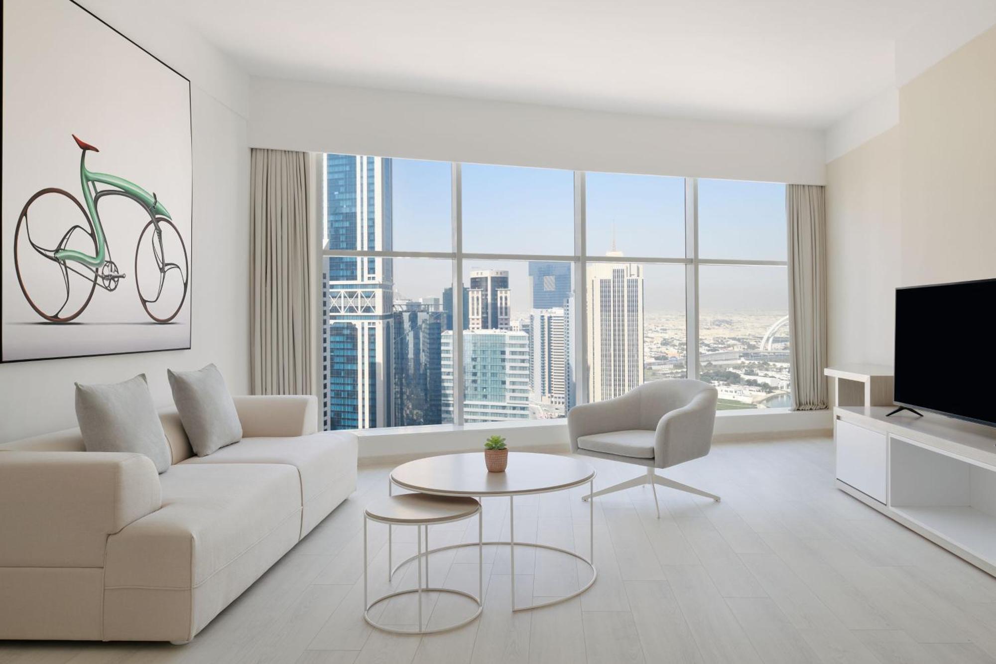 Element By Westin West Bay Doha Hotel Екстериор снимка Living room